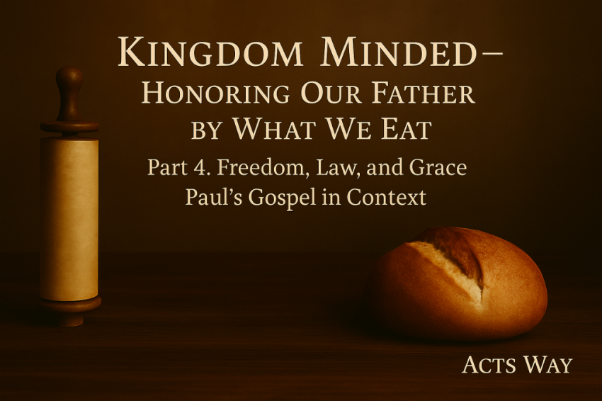 Kingdom Minded – Honoring Our Father by What We Eat-ActsWay-Part-4
